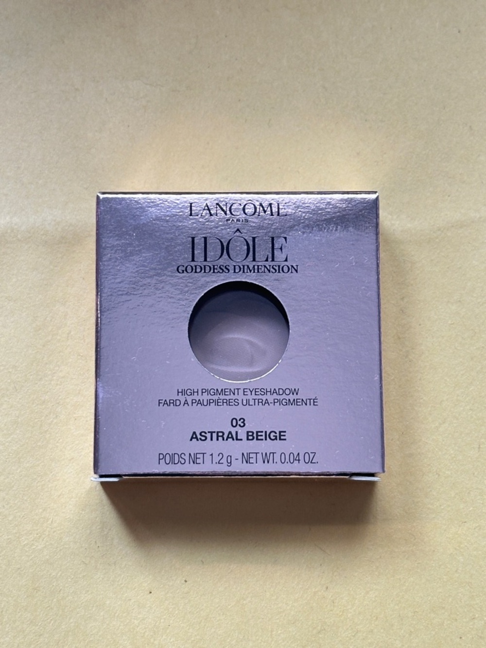 New!! Lancome Idôle Goddess Dimension Mono Eyeshadow in Astral Beige